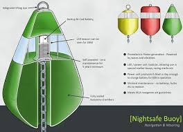 Nightsafe A Navigational Buoy Harnesses Solar Energy To Power Led Lights