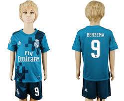 Real madrid bale jersey 2017 2018 third xl shirt adidas adizero player issue. 2017 18 Real Madrid 9 Benzema Third Away Youth Soccer Jersey
