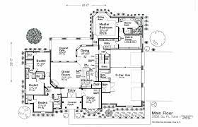 European Style House Plan 92233 With 4 Bed 4 Bath 3 Car Garage Country Style House Plans House Plans One Story Country House Plans