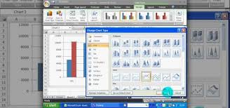 how to create a column line graph in microsoft excel 2007