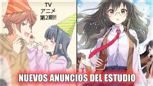 El Estudio De Seishun Buta Yarou Wa Bunny Girl Confirma La Vuelta Del Anime Con Ova Y 2 Temporada Youtube Search within seishun buta yarou series. el estudio de seishun buta yarou wa bunny girl confirma la vuelta del anime con ova y 2 temporada