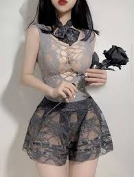 新品♪エロ かわ＊美スタイル＊超セクシーレースミニスカートドレスシースルーイベントコスプレコスチュームレディースワンピース－Funbid香港本地日本代購網站