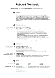 Your financial advisor skills list should strike a balance between your proficiency in a technical and fundamental analysis. Financial Advisor Intern Resume Example Kickresume