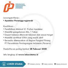We did not find results for: Loker Utama Lowongan Kerja Pt Perusahaan Perdagangan Facebook