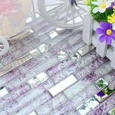 A backsplash should begin from the countertop to a rise of around. Purple Cyrstal Glass Mixed Stainless Steel Mosaic Tiles For Dining Roo Diamond Wall Tiles Kitchen Backsplash Bathroom Shower Tiles Kitchen Kitchen Tileskitchen Glass Aliexpress