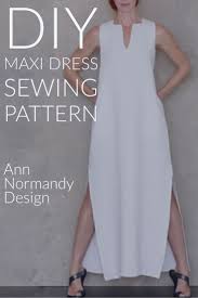 Full Length Dress Caftan Maxi Dress Pdf Sewing Pattern Sewing Patterns Ann Normandy Design Maxi Dress Pattern Sewing Long Dress Sewing Patterns Maxi Dress Pattern