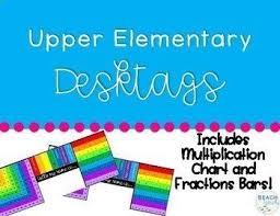Upper Elementary Desk Tags Desk Tags Upper Elementary