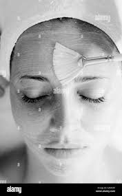 A beautician Black and White Stock Photos & Images