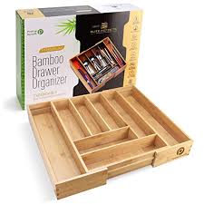 Desk, kitchen and tool drawers are other common areas where you see drawer dividers used effectively. Buy Pristine Bamboo Silverware Tray For Drawer Organizer Kitchen Drawer Organizer Cutlery Organizer In Drawer Silverware Organizer Flatware Silverware Holder Expandable Adjustable Wooden Dividers 8 Slots Online In Indonesia B06xtm52rz