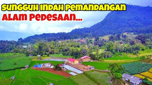 10 foto pemandangan suasana desa indah Sungguh Indah Pemandangan Alam Pedesaan L Kehidupan Yang Damai Di Kampung Baduga Cianjur Jawa Barat Youtube