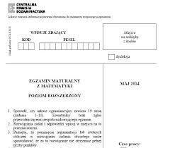 Matematyka należy do przedmiotów obowiązkowych na egzaminie poziom rozszerzony zaś jest tylko naszym wyborem, jeśli chcielibyśmy przystąpić do egzaminu w. Matura Matematyka Rozszerzony Artykuly Dziennik Baltycki