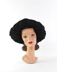 1940s Black Platter Hat 1940s Black Cartwheel Hat 1940s Etsy Hats Vintage Brim Hat Wide Brim Hat