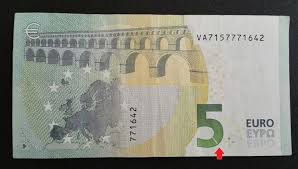 Oder wie viel geld muss man abheben damit man 100€ schein kriegt. Fehldruck 5 Euro Schein Banknote Ruckseite Wertziffer Mit Weissen Streifen Kaufen Bei Hood De Euro Scheine Sondermunzen Geschaftsidee Finden