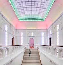 Amsterdam Stedelijk Museum Light Installation By Dan Flavin Museum Lighting Light Installation Installation Art