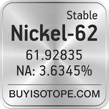 We did not find results for: Nickel 62 Nickel 62 Isotope Enriched Nickel 62