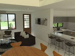 En esta casa podemos apreciar un diseño de cerramiento moderno con un portón y una puerta de acceso elegante, diseñado con rejas horizontales en armonía con jardines exteriores, manejando diferentes materiales como muros en cerámica tipo piedra y luces de aplique exterior que le dan un. Diseno Casa Moderna La Pradera Proyecto Arquitectonico De Dos Pisos