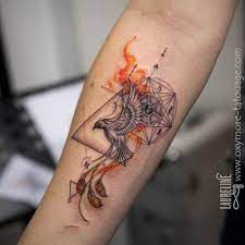 Tatouages Graphiques Aquarelle Laureline B Tattoo 95 Tatoueuse Magny En Vexin 95 Val D Oise En 2021 Tatouage Tatouage Graphique Pheonix Tatouage