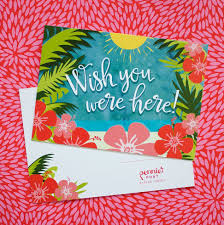 Wish You Were Here Hawaiian Tropical Postcards Postcard Wish You Are Here Wish