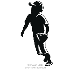 Baseball Pitcher Clipart Black And White Youth League Baseball Fielder Sportsartzoo Baseball Design Baseball Youth Baseball