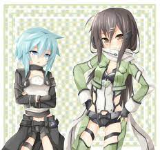 kirito e sinon シノン かわいい キリト シノン