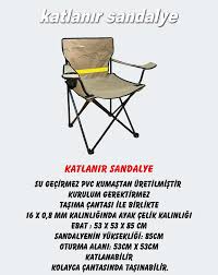 Nurgaz Campout Katlanir Sandalye