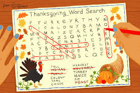 Large print word search printable. 19 Free Thanksgiving Word Search Puzzles For All Ages
