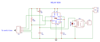 If you want to know all the pinout of the 555 timer, what each pin is and what each pin does, see 555 timer pinout. Timer Switch Using 555 And Relay Easyeda