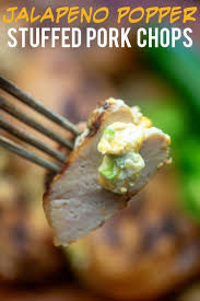 Jalapeno Popper Stuffed Pork Chops Recipe Pork Pork Chop Calories Pork Chops