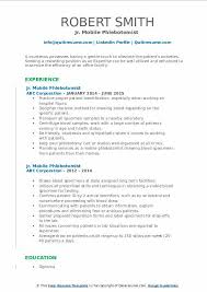 Cover letters are your first impression, so make it a good one. Mobile Phlebotomist Resume Samples Qwikresume