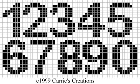 When working on a cross stitch design, it can be good practice to start stitching in the middle of the pattern. Xeirotexnhmata Sxedia Me Ari8moys Gia Kenthma Number Cross Stitch Patterns Cross Stitch Numbers Cross Stitch Fonts Cross Stitch