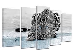 Tableau Xxl Animaux Leopard Noir Et Blanc Tableau Sur Toile En bon état, sauf pour le tableau noir qui est un peu abimé, mais quand même fonctionnel. eur
