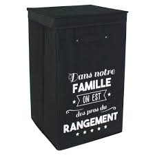 Gardez votre linge rangé et complétez tout intérieur avec notre sélection de paniers et sacs à linge design chez amara. Bac A Linge En Carton Avec Revetement Non Tisse 70l Noir Les Pros Du Rangement Linnea Linge De Maison Et