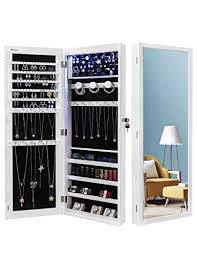 Lockable jewelry cabinet armoire with mirror. Top 10 Best Armoire Organizers 2020 Bestgamingpro