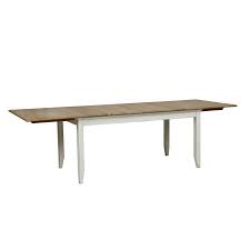 Le bois d'hévéa est naturellement très clair et apporte à la table extensible blanche et bois clair leena toute sa douceur. Table Extensible Blanche En Pin 10 Personnes Esquisse Tables Interior S