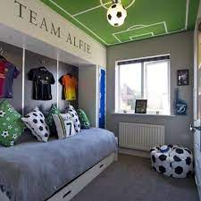 Cool baseball wall decor ideas for boys bedroom. Creating The Perfect Boy S Bedroom Growing Family Soccer Themed Bedroom Boy Bedroom Design Cool Kids Bedrooms