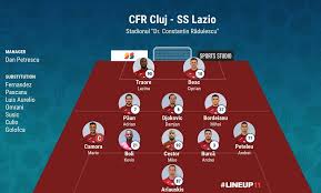 The diagram above shows the pass connection between players, represented by nodes. Fotbal Club Cfr 1907 Cluj Napoca Echipa De Start Pentru Meciul De AstÄƒzi Cu Lazio Hai Cfr Haicfr Mereuimpreuna Campioananoastra Uefaeuropaleague Facebook