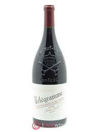 En i'd like to send a telegram, please. Acheter Chateauneuf Du Pape Telegramme Vignobles Brunier 2018 Lot 30427