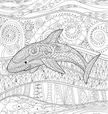 Besides, it also has five to seven gill slits on the sides of the head. Happy Shark With High Details Adult Antistress Coloring Page Black White Oceanic Animal For Art Therapy Abstract Pattern With Oceanic Elements For Relax Coloring For Grown Ups In Zentangle Style Royalty Free