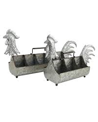 Find the best deals on hardtop gazebos from around the web. Huge Deal On Zaer Ltd International Galvanized Iron Rooster Planters 2 Set Silver