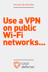 Use A Vpn On Public Wi Fi Networks Total Defense Wifi Security Tips Networking