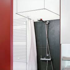 Shop for tension curtain rods at walmart.com. Shower Curtain Rods U Shape Square For Shower Trays Phos Design Gmbh