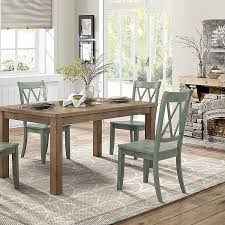 Different sizes, styles, and types of dining room furniture sets. Country Teal Criss Cross Dining Chairs Set Of 2 Kirklands