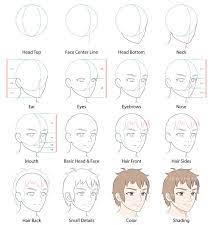 Maybe you would like to learn more about one of these? Cara Menggambar Wajah Anime Pria Dalam Tampilan 3 4 Anidraw