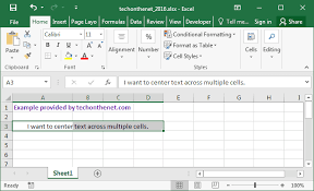 You can't change the margin options or center a worksheet in excel mobile on a phone or tablet.1 x research source. Ms Excel 2016 Center Text Across Multiple Cells