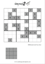 No matter how hard you try, you can't seem to overcome it. Very Hard Sudoku Puzzle To Print 5