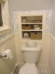 Before And After Powder Room Bathroom Under Stairs Built In Bathroom Storage Understairs Storage