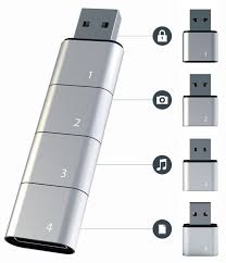 When The Modular Concept Is Added To Technology Wonderful Things Can Happen Just Have A Look At This Innovative Stackable Technology Gadgets Flash Drive Usb