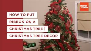Mesh has a variety of decorative options in many colors and it has the perfect mix of flexibility and stiffness, which makes a popular material for christmas tree decorations. Christmas Tree Basics Fillers Ribbon Video Seasonal Holiday Hobby Lobby