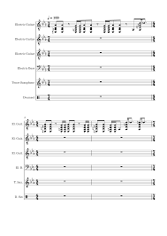 Lyrics to one of my favorite songs.i do not own the song or any of the lyrics. Possum Kingdom Toadies Sheet Music For Drum Group Saxophone Tenor Guitar Bass Concert Band Musescore Com