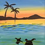 Sunday Funday with Art By The Bottle Paint Class